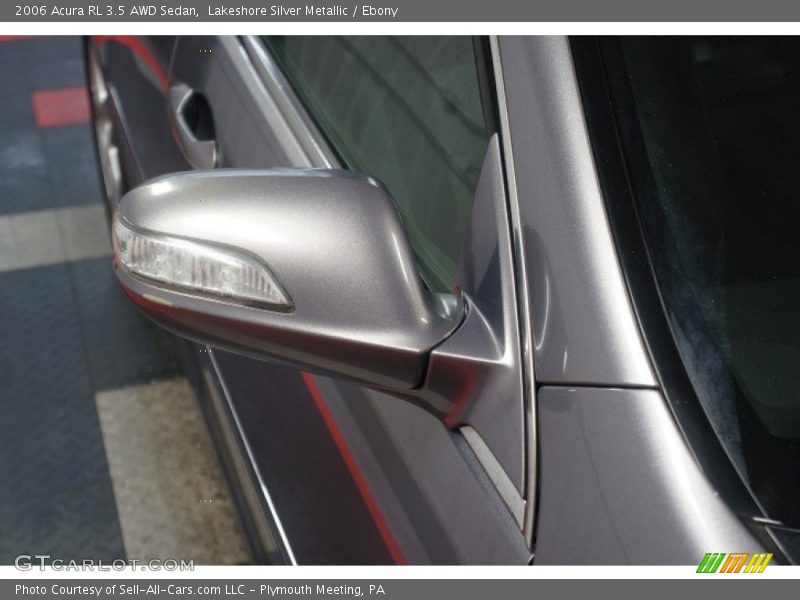 Lakeshore Silver Metallic / Ebony 2006 Acura RL 3.5 AWD Sedan