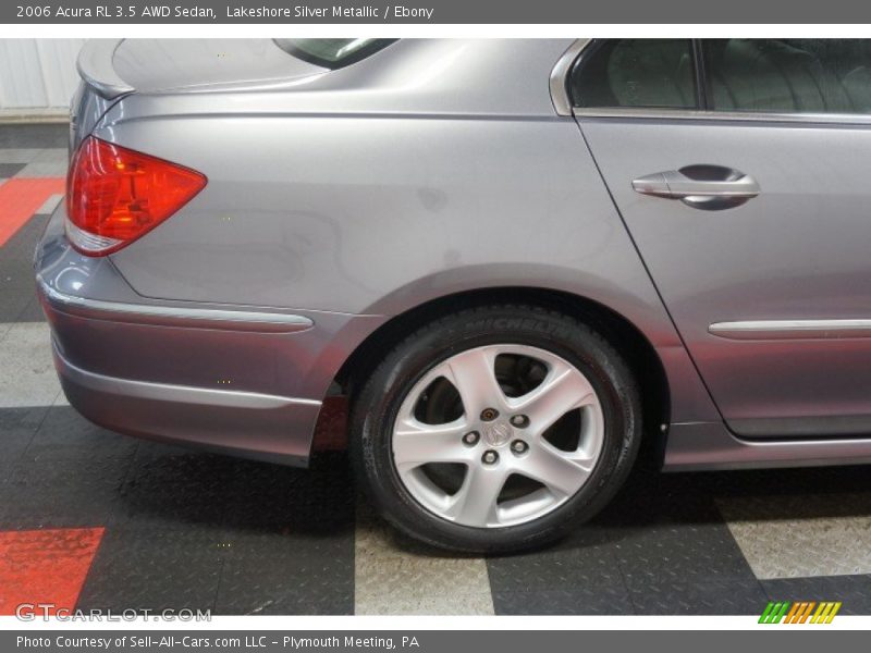 Lakeshore Silver Metallic / Ebony 2006 Acura RL 3.5 AWD Sedan