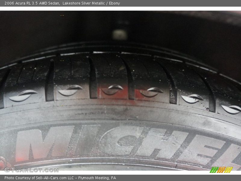 Lakeshore Silver Metallic / Ebony 2006 Acura RL 3.5 AWD Sedan