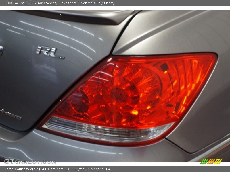 Lakeshore Silver Metallic / Ebony 2006 Acura RL 3.5 AWD Sedan
