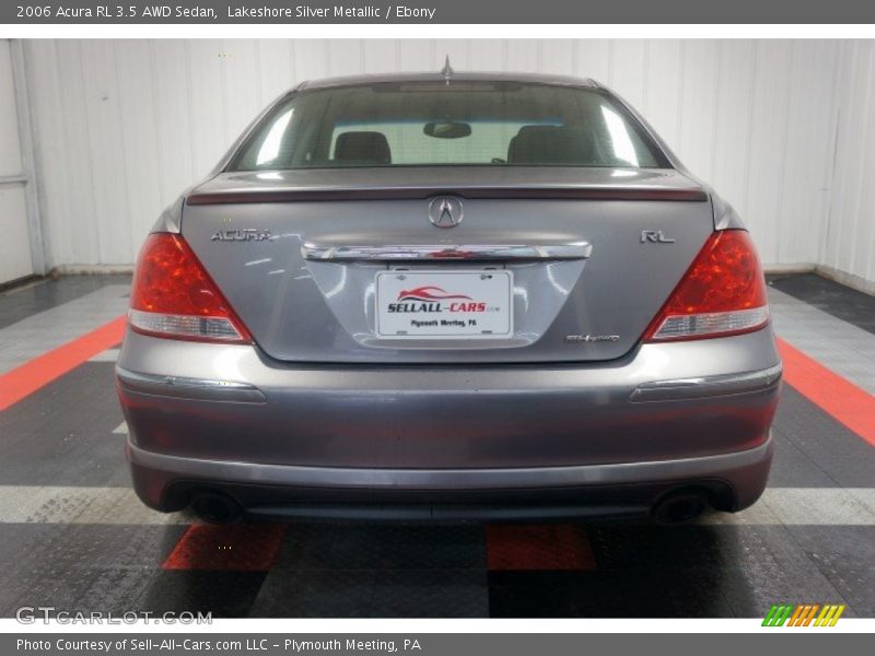 Lakeshore Silver Metallic / Ebony 2006 Acura RL 3.5 AWD Sedan