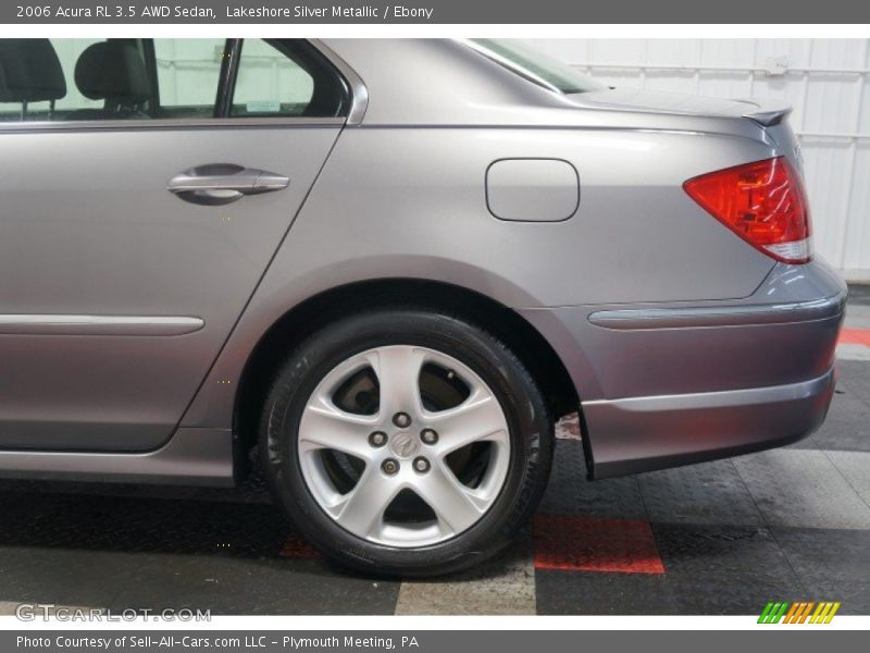 Lakeshore Silver Metallic / Ebony 2006 Acura RL 3.5 AWD Sedan