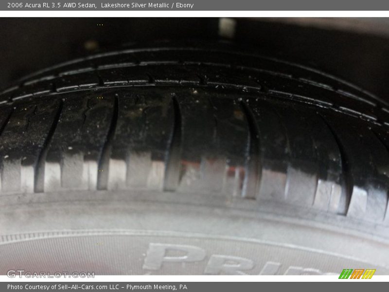Lakeshore Silver Metallic / Ebony 2006 Acura RL 3.5 AWD Sedan