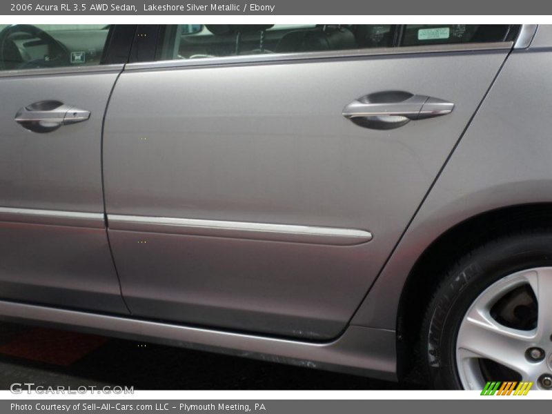 Lakeshore Silver Metallic / Ebony 2006 Acura RL 3.5 AWD Sedan