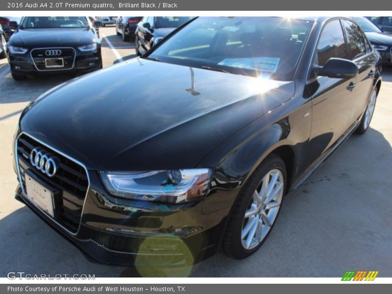 Brilliant Black / Black 2016 Audi A4 2.0T Premium quattro