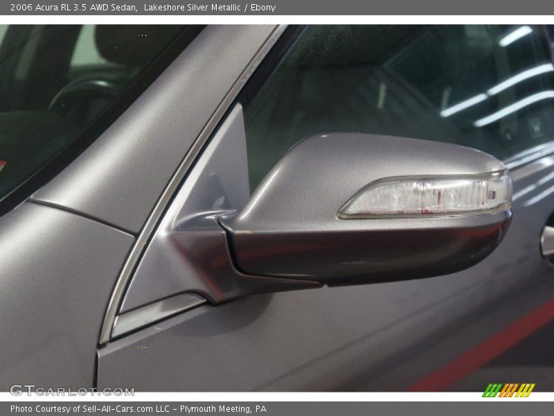 Lakeshore Silver Metallic / Ebony 2006 Acura RL 3.5 AWD Sedan