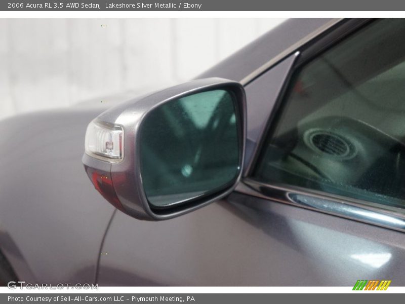 Lakeshore Silver Metallic / Ebony 2006 Acura RL 3.5 AWD Sedan
