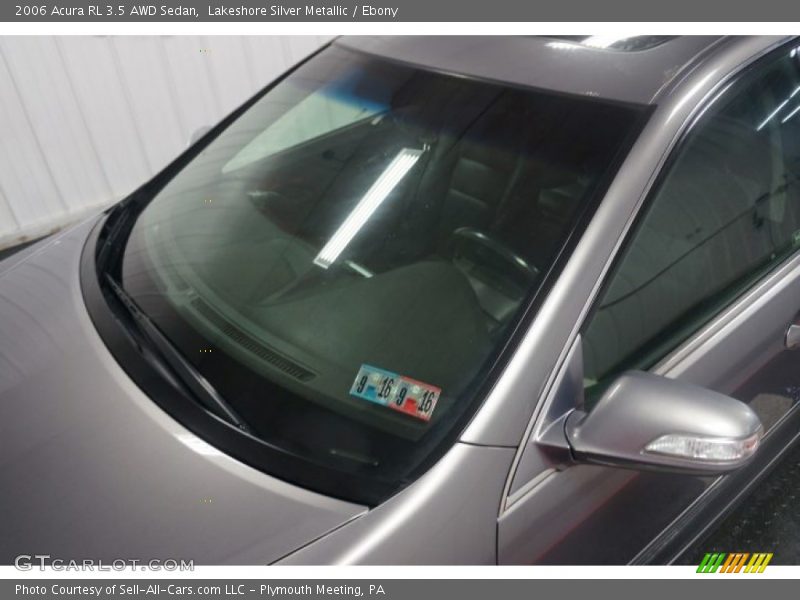 Lakeshore Silver Metallic / Ebony 2006 Acura RL 3.5 AWD Sedan