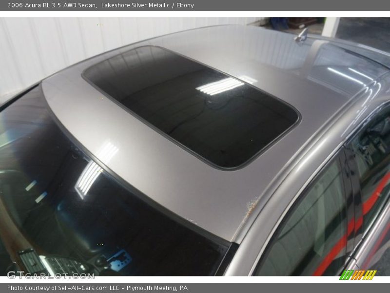 Lakeshore Silver Metallic / Ebony 2006 Acura RL 3.5 AWD Sedan