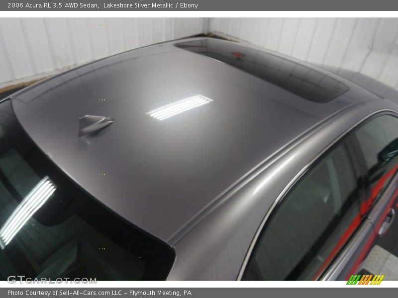 Lakeshore Silver Metallic / Ebony 2006 Acura RL 3.5 AWD Sedan