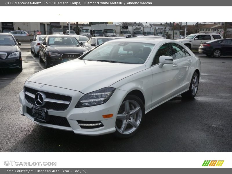 Diamond White Metallic / Almond/Mocha 2013 Mercedes-Benz CLS 550 4Matic Coupe