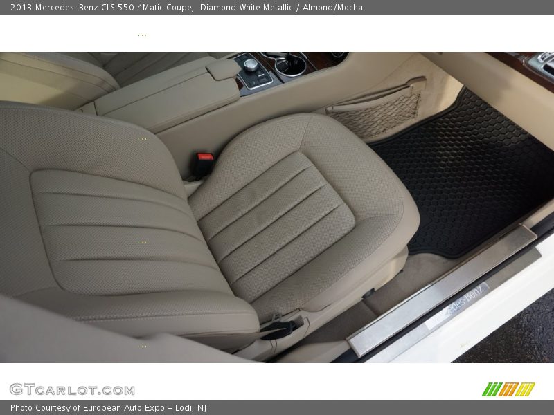 Diamond White Metallic / Almond/Mocha 2013 Mercedes-Benz CLS 550 4Matic Coupe