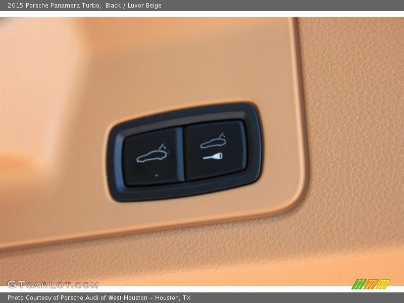 Black / Luxor Beige 2015 Porsche Panamera Turbo