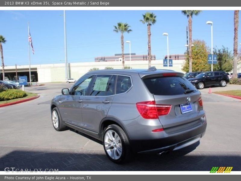 Space Gray Metallic / Sand Beige 2013 BMW X3 xDrive 35i