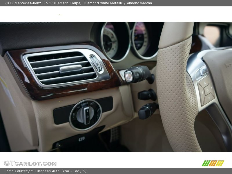 Diamond White Metallic / Almond/Mocha 2013 Mercedes-Benz CLS 550 4Matic Coupe