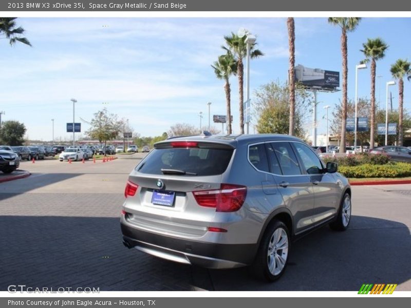 Space Gray Metallic / Sand Beige 2013 BMW X3 xDrive 35i