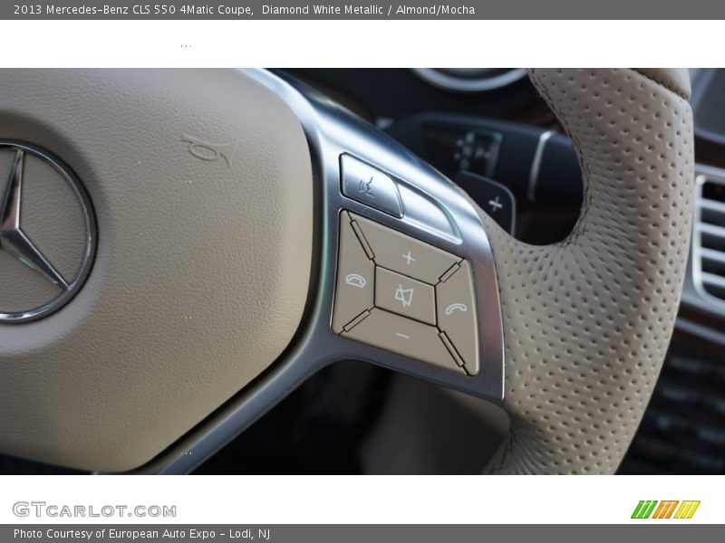 Diamond White Metallic / Almond/Mocha 2013 Mercedes-Benz CLS 550 4Matic Coupe