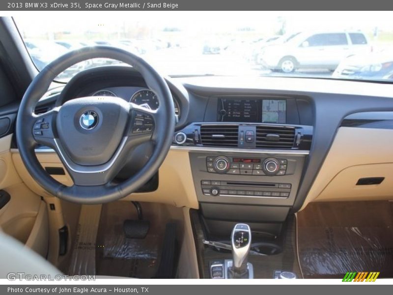 Space Gray Metallic / Sand Beige 2013 BMW X3 xDrive 35i