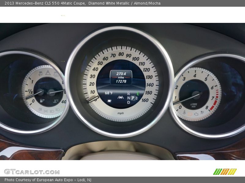Diamond White Metallic / Almond/Mocha 2013 Mercedes-Benz CLS 550 4Matic Coupe