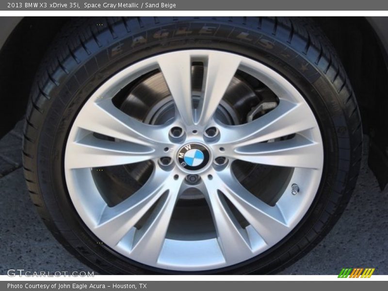 Space Gray Metallic / Sand Beige 2013 BMW X3 xDrive 35i