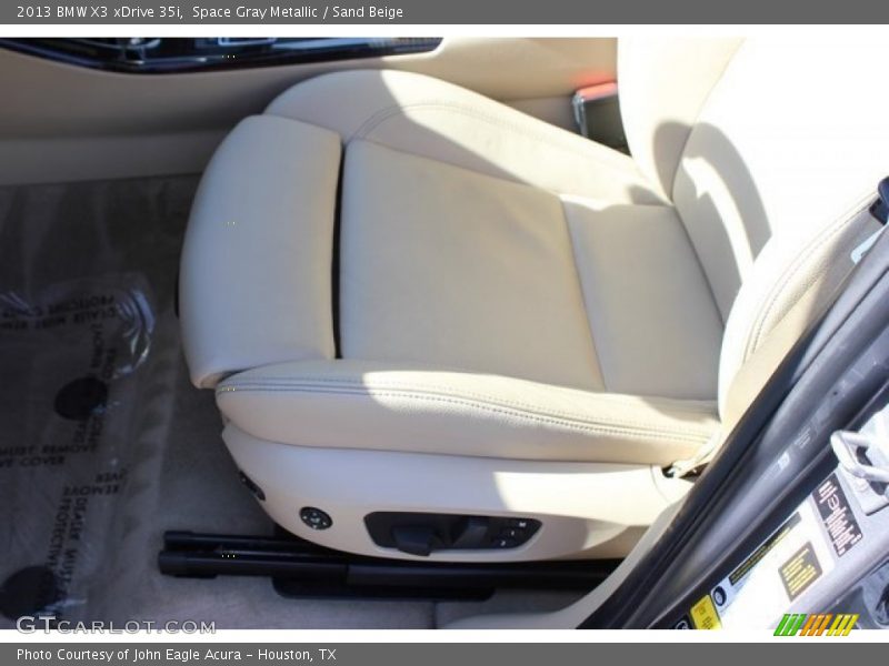 Space Gray Metallic / Sand Beige 2013 BMW X3 xDrive 35i