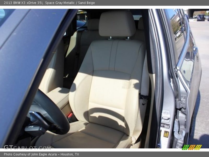 Space Gray Metallic / Sand Beige 2013 BMW X3 xDrive 35i