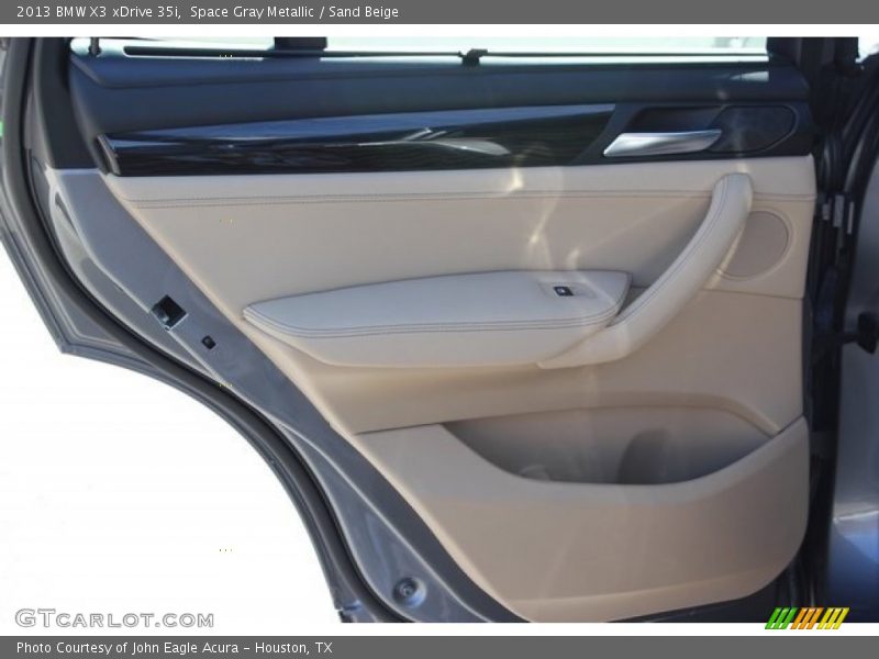 Space Gray Metallic / Sand Beige 2013 BMW X3 xDrive 35i