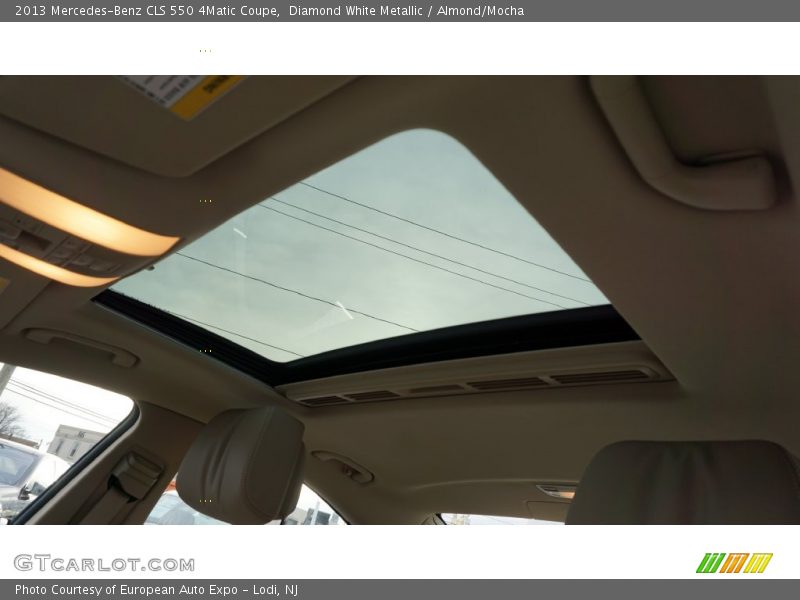 Diamond White Metallic / Almond/Mocha 2013 Mercedes-Benz CLS 550 4Matic Coupe