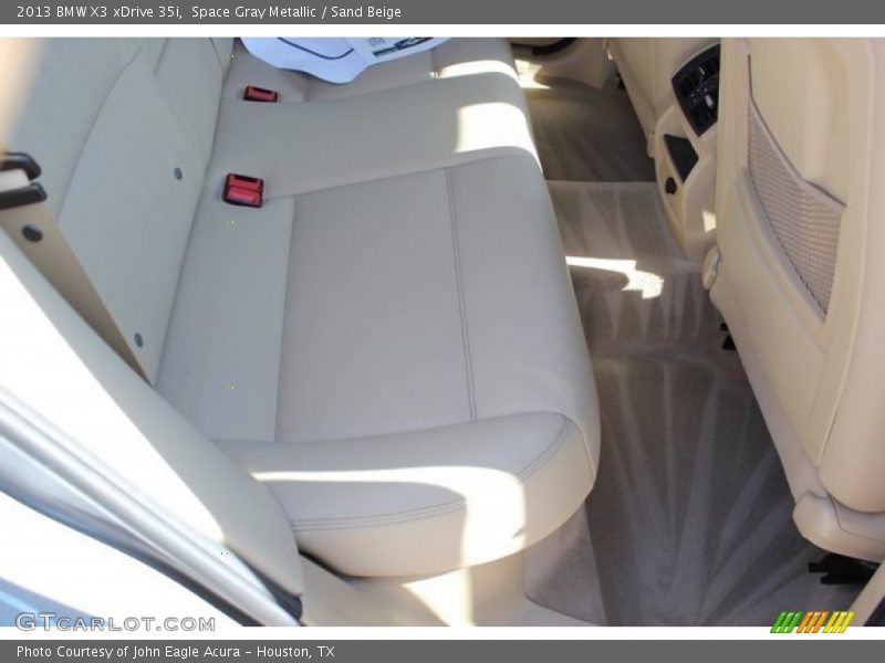 Space Gray Metallic / Sand Beige 2013 BMW X3 xDrive 35i