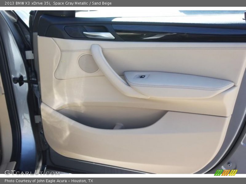 Space Gray Metallic / Sand Beige 2013 BMW X3 xDrive 35i