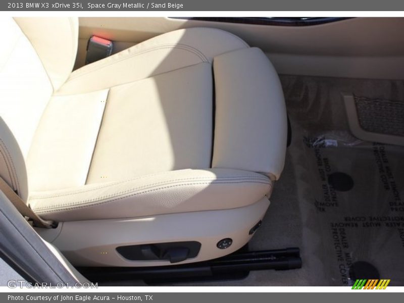 Space Gray Metallic / Sand Beige 2013 BMW X3 xDrive 35i