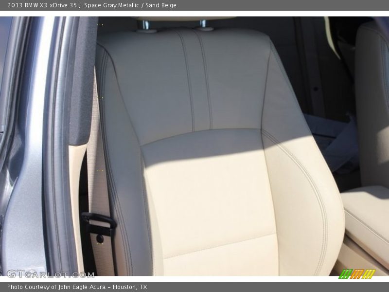 Space Gray Metallic / Sand Beige 2013 BMW X3 xDrive 35i
