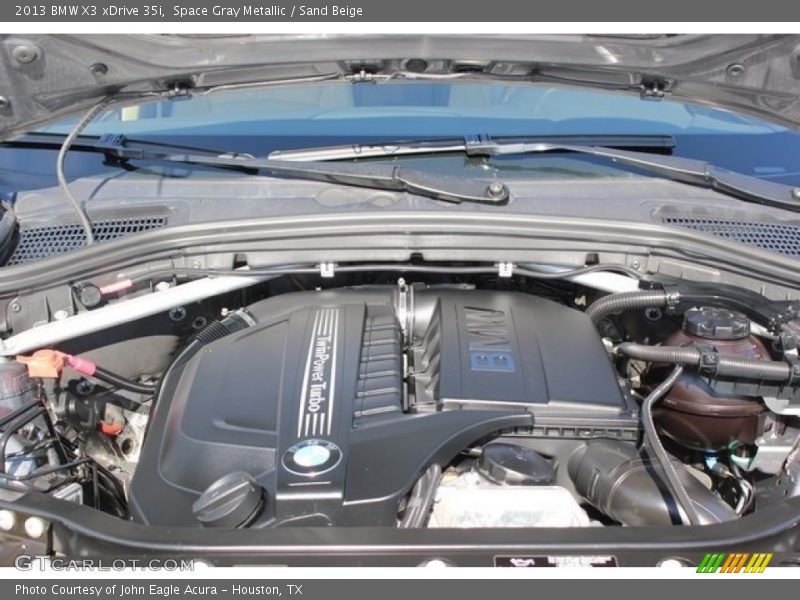 Space Gray Metallic / Sand Beige 2013 BMW X3 xDrive 35i