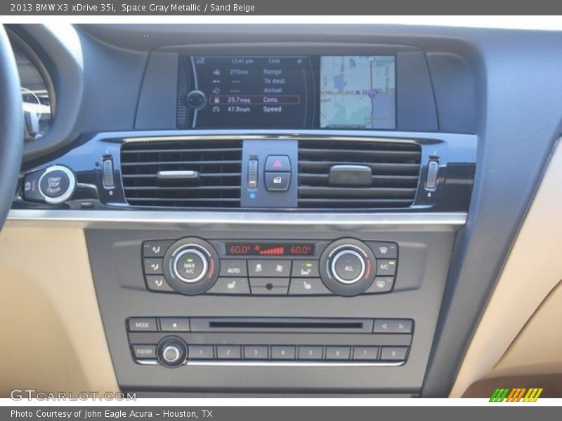 Space Gray Metallic / Sand Beige 2013 BMW X3 xDrive 35i