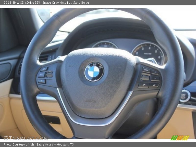 Space Gray Metallic / Sand Beige 2013 BMW X3 xDrive 35i
