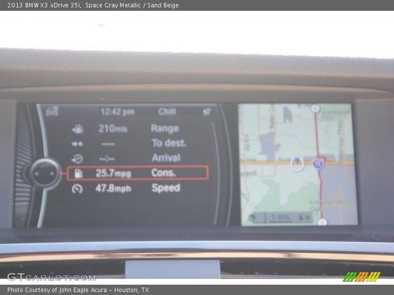 Space Gray Metallic / Sand Beige 2013 BMW X3 xDrive 35i
