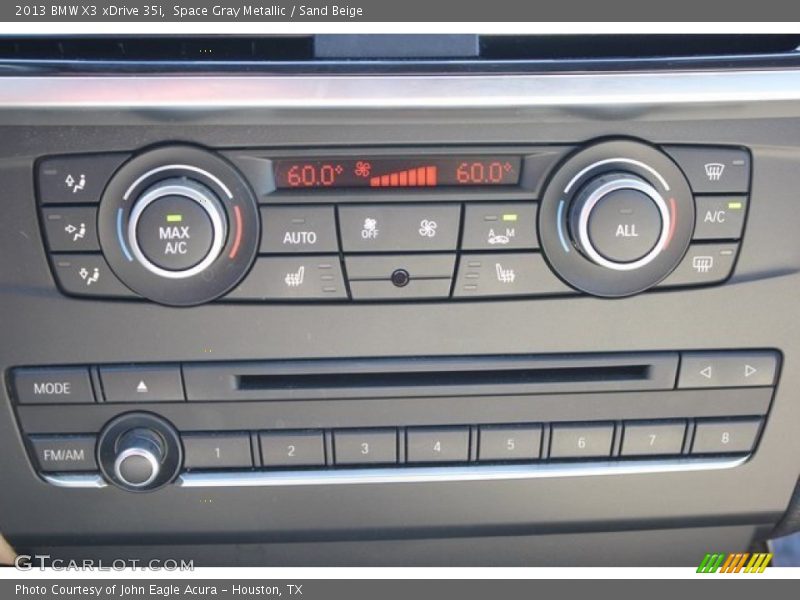 Space Gray Metallic / Sand Beige 2013 BMW X3 xDrive 35i