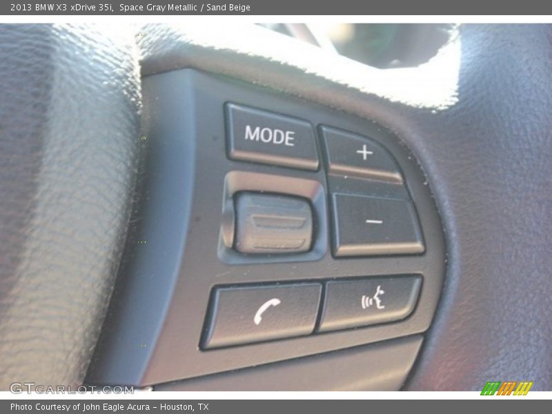 Space Gray Metallic / Sand Beige 2013 BMW X3 xDrive 35i