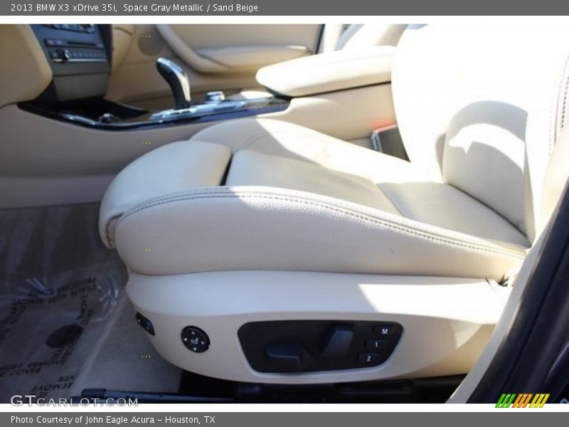 Space Gray Metallic / Sand Beige 2013 BMW X3 xDrive 35i