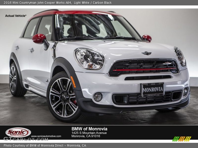 Light White / Carbon Black 2016 Mini Countryman John Cooper Works All4