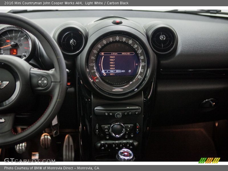 Controls of 2016 Countryman John Cooper Works All4