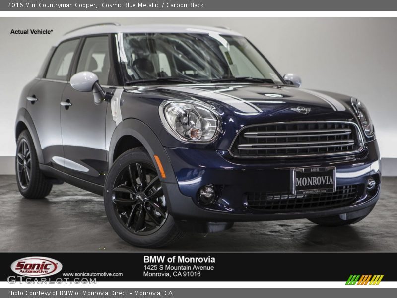 Cosmic Blue Metallic / Carbon Black 2016 Mini Countryman Cooper