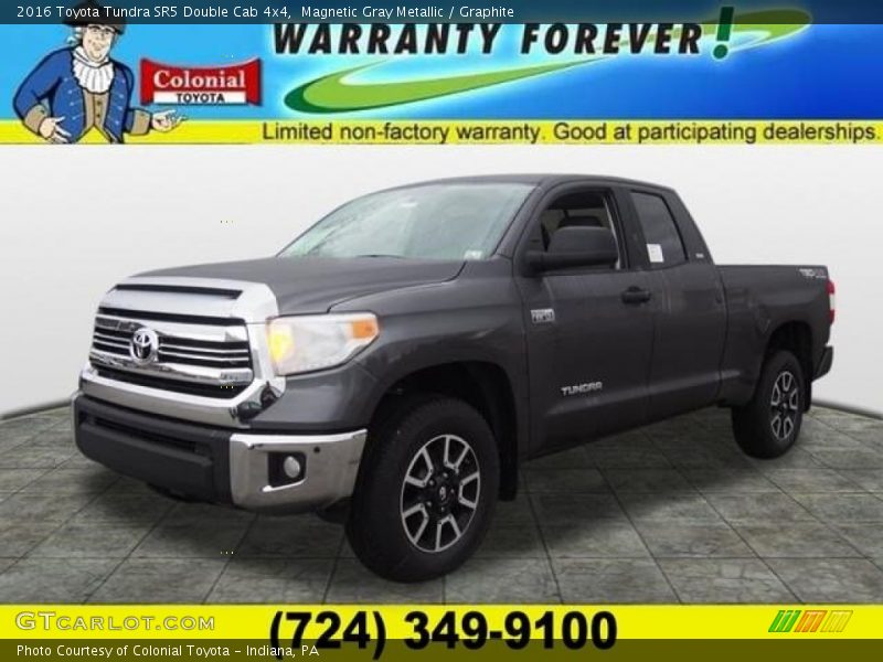 Magnetic Gray Metallic / Graphite 2016 Toyota Tundra SR5 Double Cab 4x4