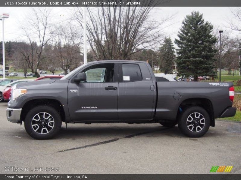 Magnetic Gray Metallic / Graphite 2016 Toyota Tundra SR5 Double Cab 4x4