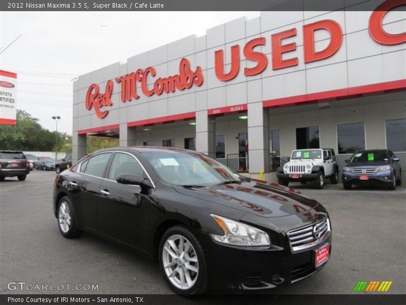 Super Black / Cafe Latte 2012 Nissan Maxima 3.5 S
