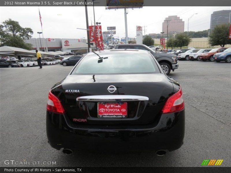 Super Black / Cafe Latte 2012 Nissan Maxima 3.5 S