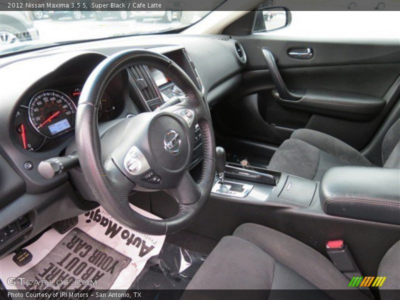 Super Black / Cafe Latte 2012 Nissan Maxima 3.5 S