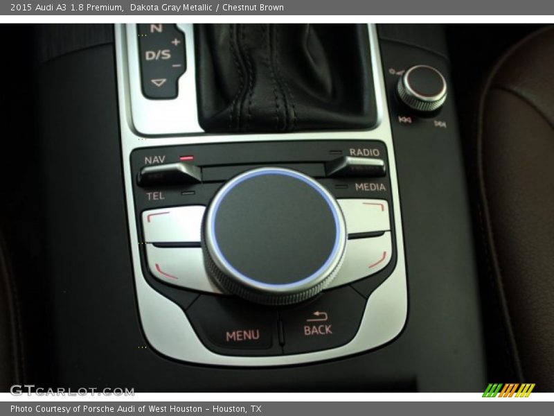 Dakota Gray Metallic / Chestnut Brown 2015 Audi A3 1.8 Premium