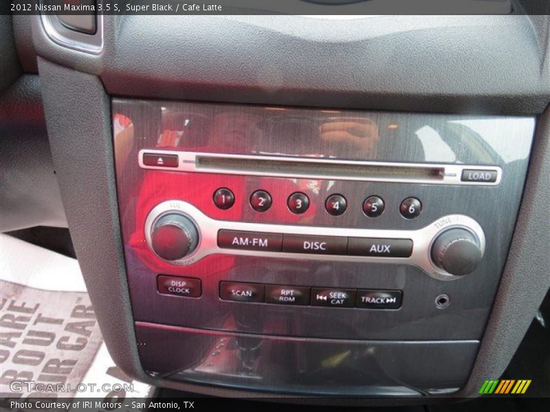Super Black / Cafe Latte 2012 Nissan Maxima 3.5 S