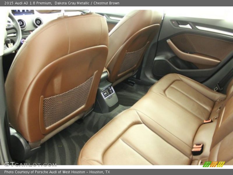 Dakota Gray Metallic / Chestnut Brown 2015 Audi A3 1.8 Premium